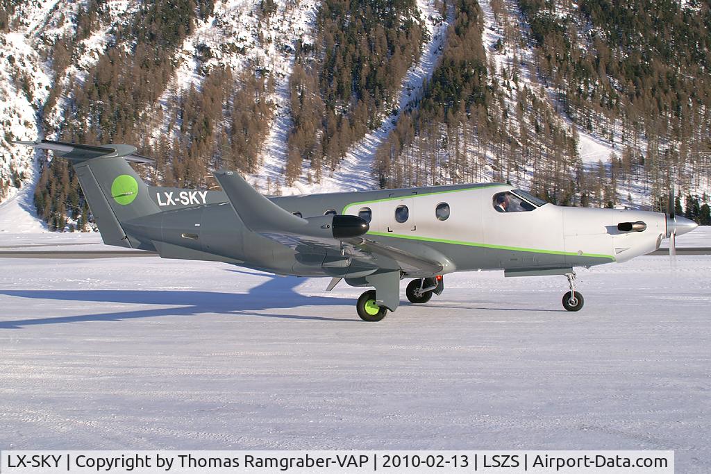 LX-SKY, 1995 Pilatus PC-12/45 C/N 108, LuxemBird Pilatus PC12