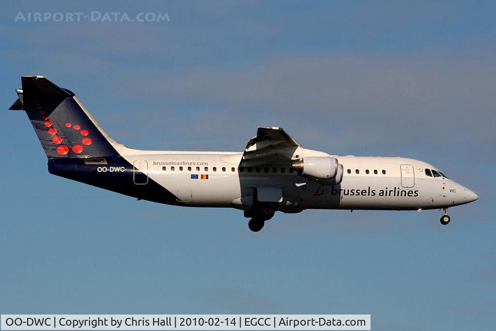 OO-DWC, 1998 British Aerospace Avro 146-RJ100 C/N E3322, Brussels Airlines