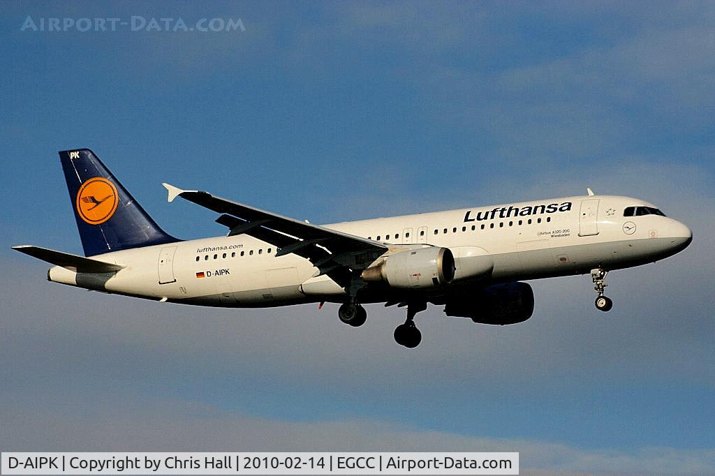 D-AIPK, 1989 Airbus A320-211 C/N 0093, Lufthansa
