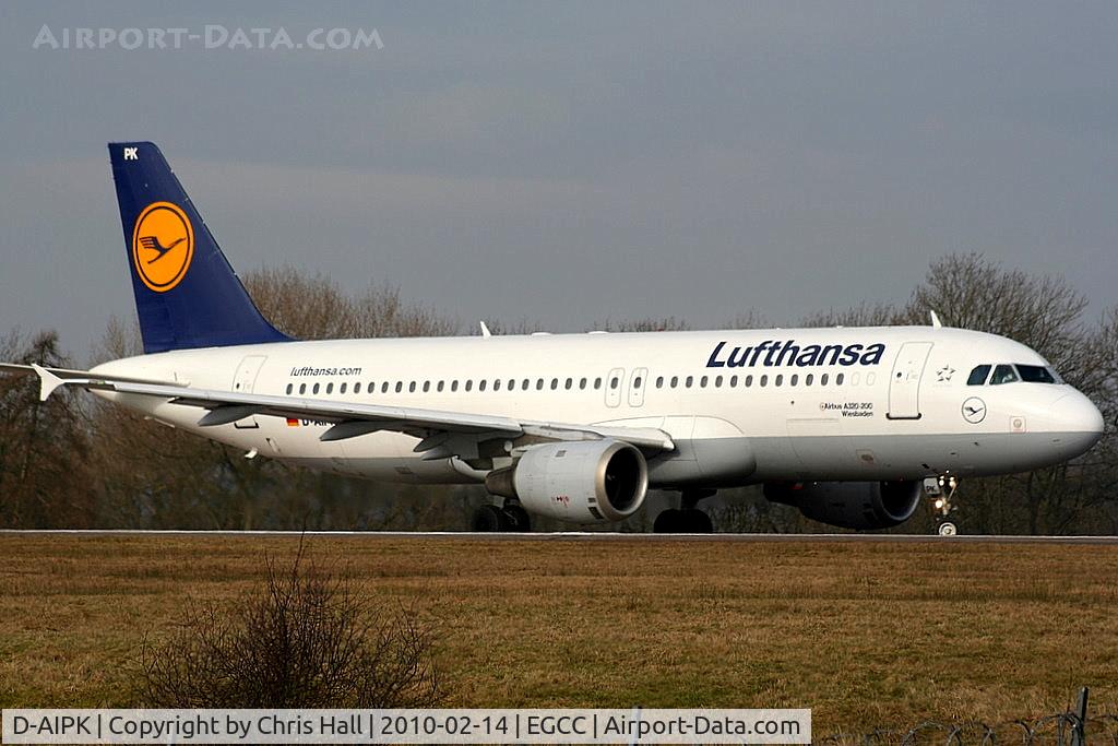 D-AIPK, 1989 Airbus A320-211 C/N 0093, Lufthansa