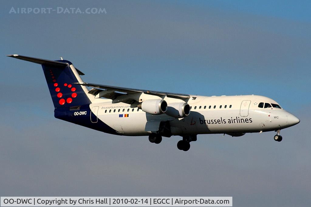 OO-DWC, 1998 British Aerospace Avro 146-RJ100 C/N E3322, Brussels Airlines
