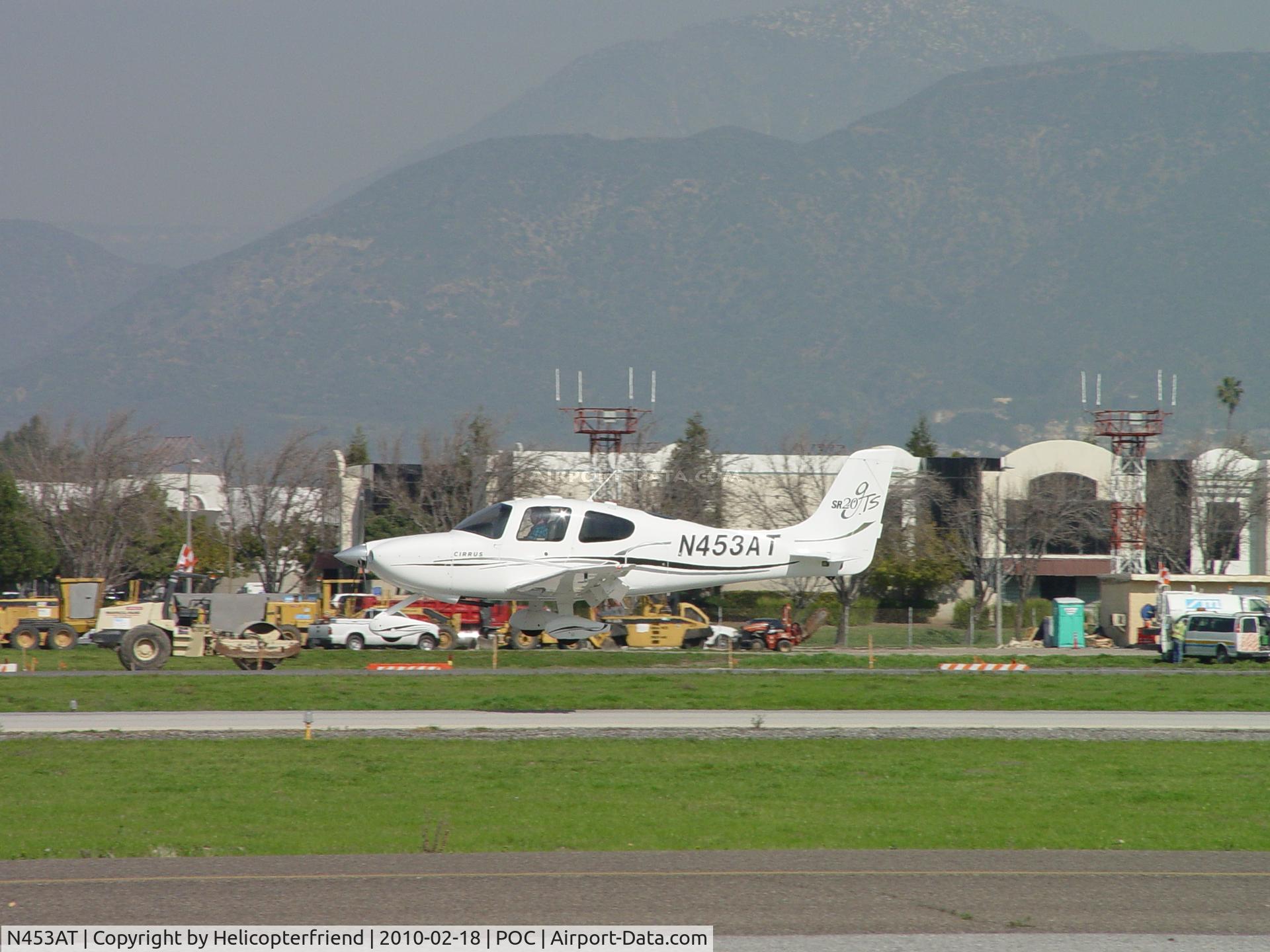 N453AT, 2006 Cirrus SR20 GTS C/N 1756, Landing runway 26L
