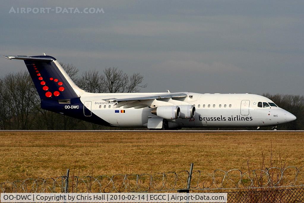 OO-DWC, 1998 British Aerospace Avro 146-RJ100 C/N E3322, Brussels Airlines
