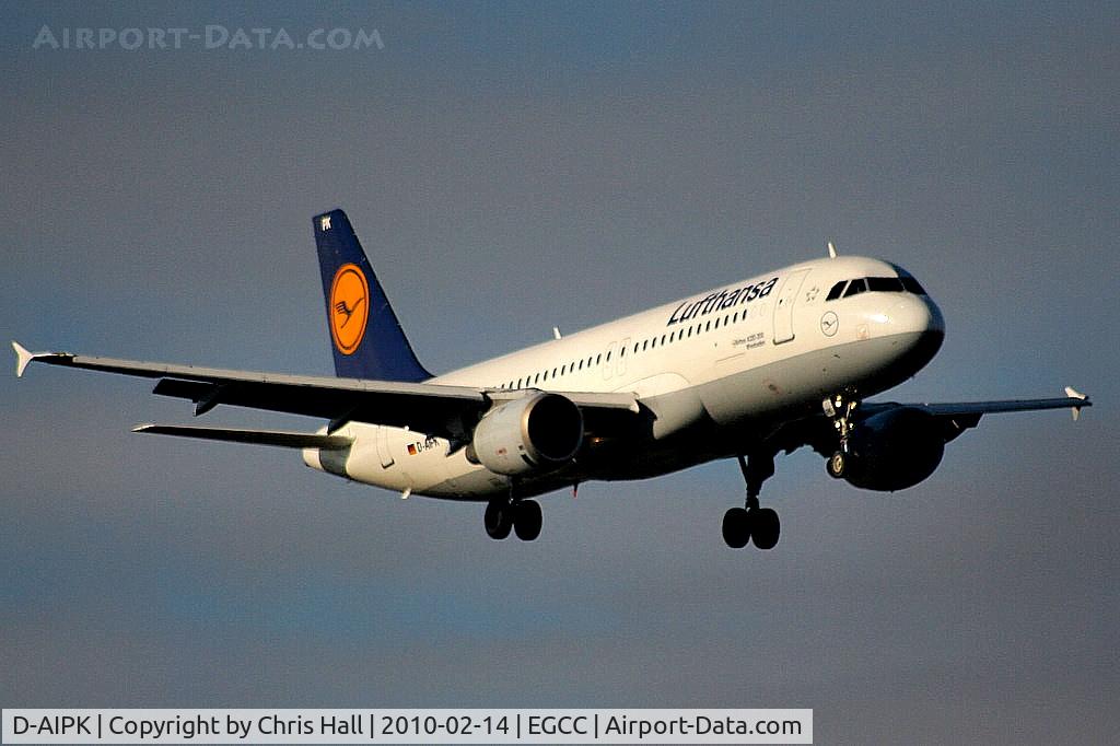 D-AIPK, 1989 Airbus A320-211 C/N 0093, Lufthansa