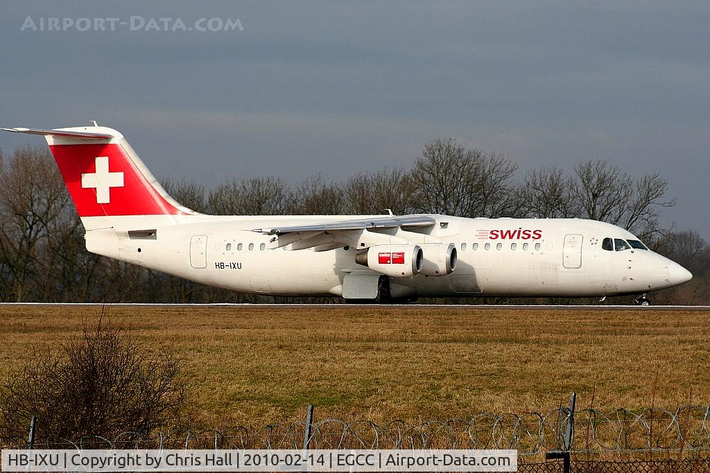 HB-IXU, 1995 British Aerospace Avro 146-RJ100 C/N E3276, Swiss European Airlines