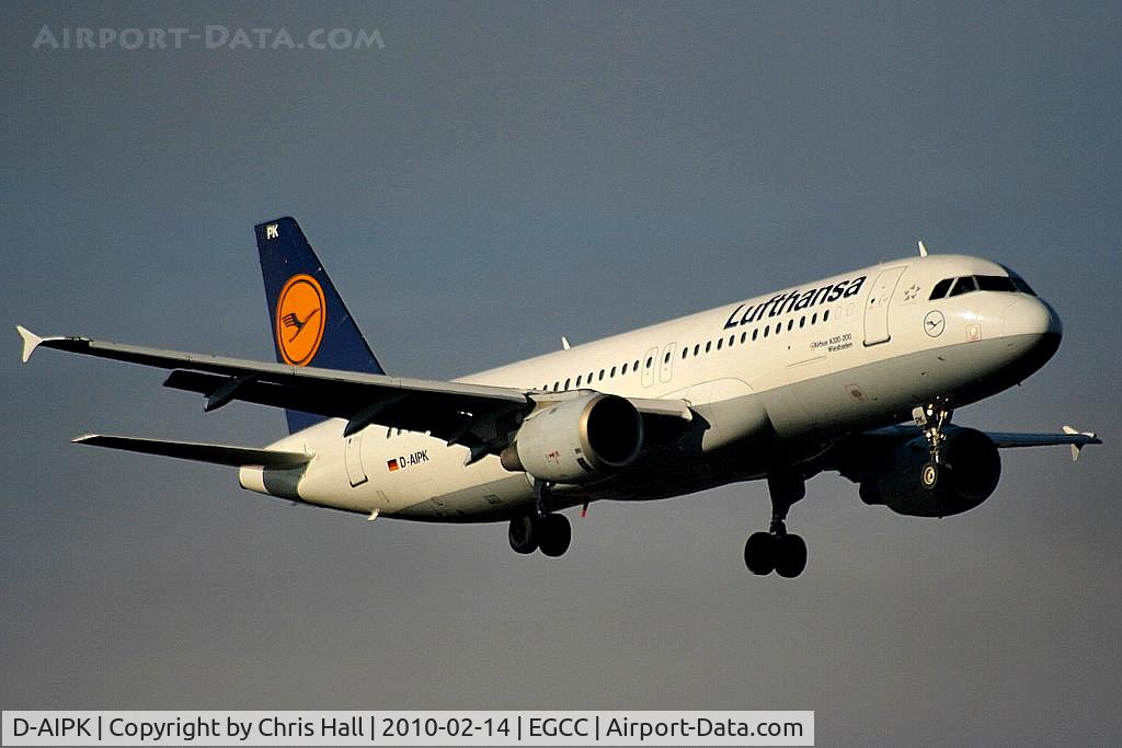 D-AIPK, 1989 Airbus A320-211 C/N 0093, Lufthansa