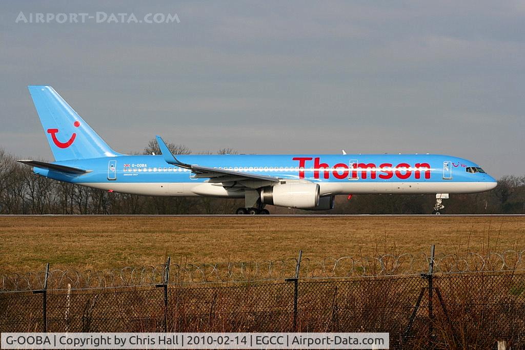 G-OOBA, 2000 Boeing 757-28A C/N 32446, now in Thomson colours