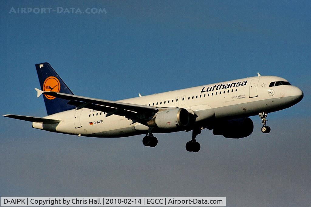 D-AIPK, 1989 Airbus A320-211 C/N 0093, Lufthansa