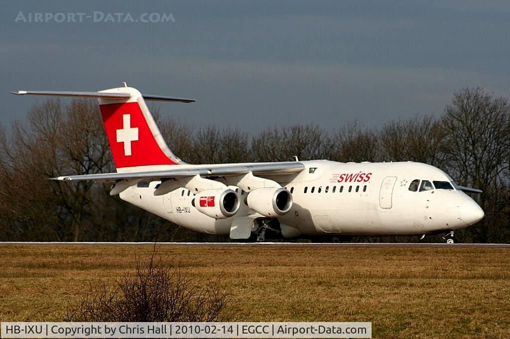 HB-IXU, 1995 British Aerospace Avro 146-RJ100 C/N E3276, Swiss European Airlines