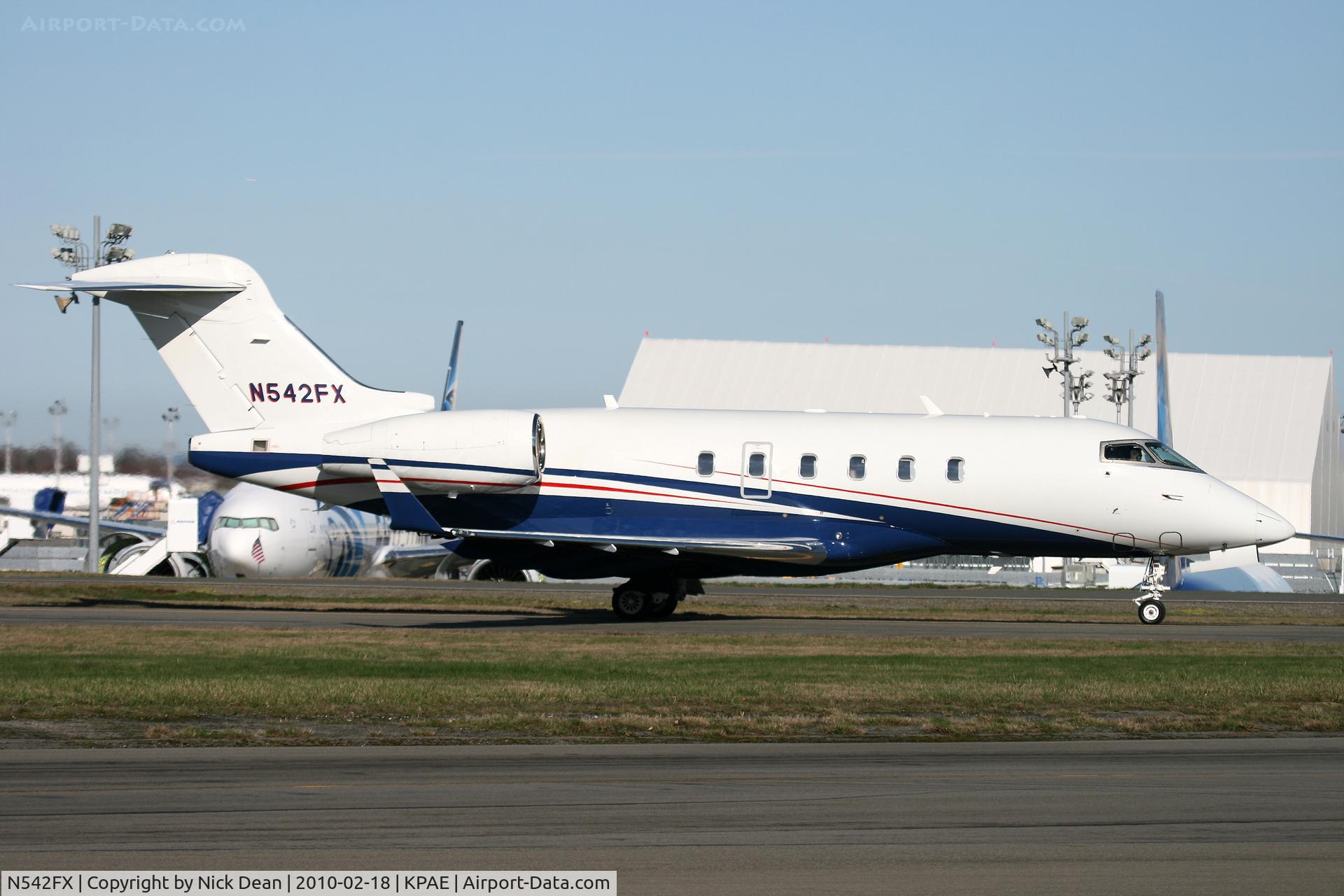N542FX, 2008 Bombardier Challenger 300 (BD-100-1A10) C/N 20217, KPAE