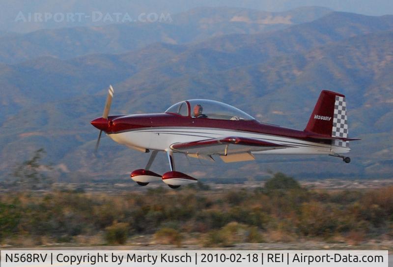N568RV, Vans RV-8 C/N 81000, Sunset flight