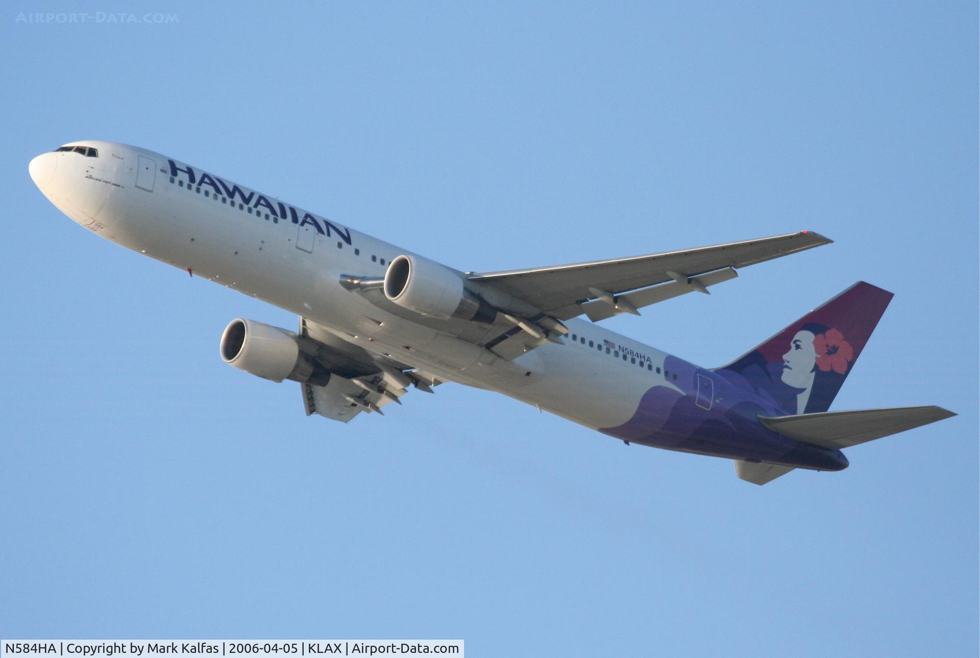 N584HA, 1989 Boeing 767-3G5 C/N 24258, Hawaiian Airlines Boeing 767-3G5, N584HA  