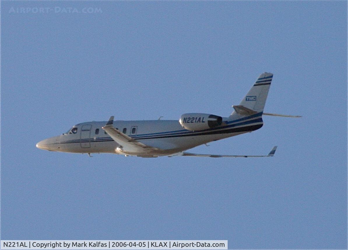 N221AL, 2004 Israel Aircraft Industries Gulfstream 100 C/N 154, Israel Aircraft Industries GULFSTREAM 100, 25R departure KLAX.