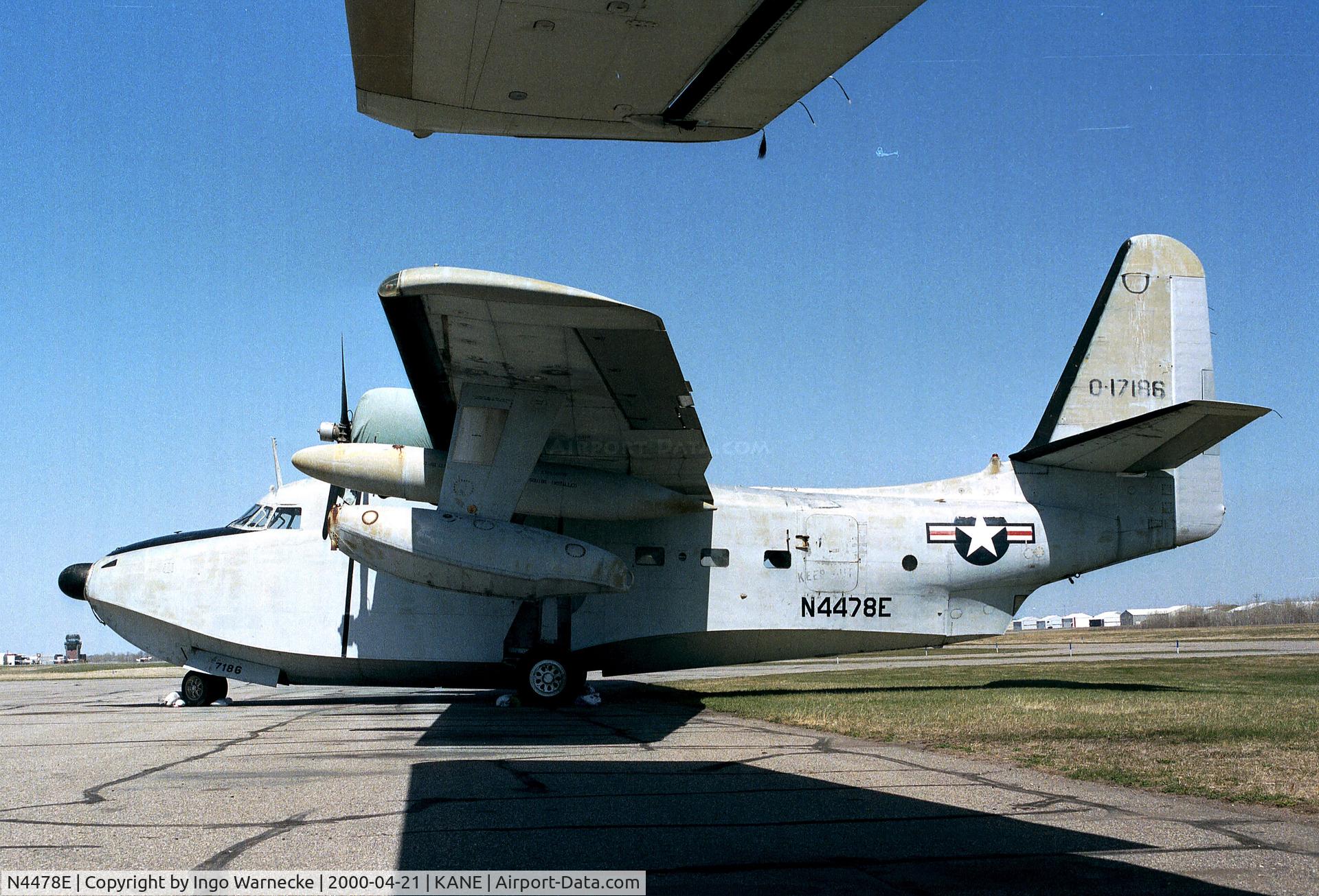 N4478E, 1951 Grumman HU-16B Albatross C/N G-243, Grumman HU-16B Albatross at Anoka County Airport, Blaine MN