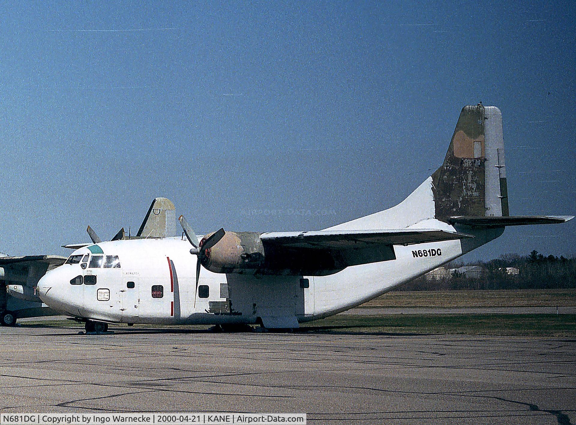 N681DG, 1954 Fairchild C-123K (C-123B Provider) C/N 20130, Fairchild C-123K Provider at Anoka County Airport, Blaine MN