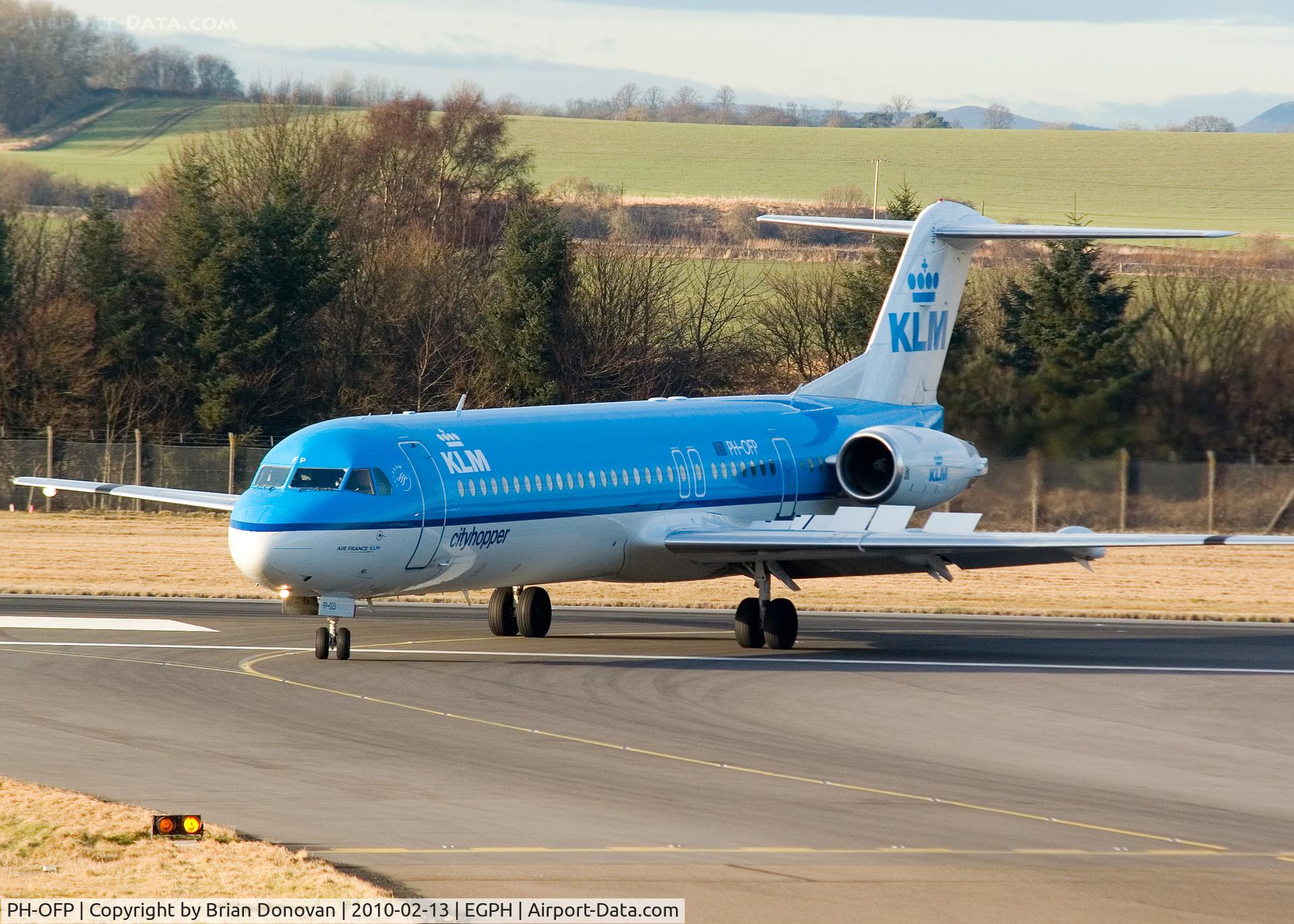 PH-OFP, 1995 Fokker 100 (F-28-0100) C/N 11472, KLM Cityhopper
