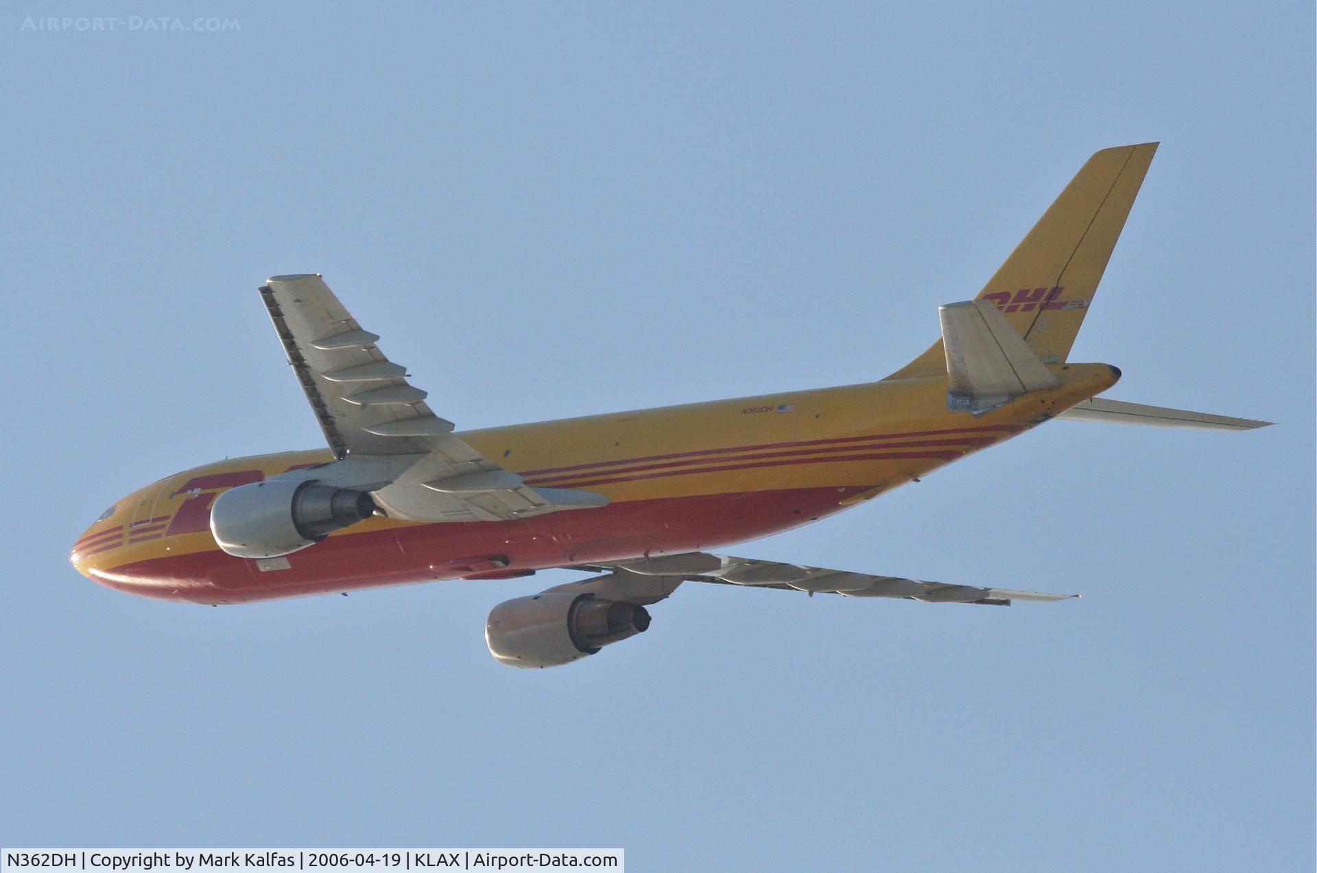 N362DH, 1979 Airbus A300B4-203 C/N 84, DHL Airbus A300 B4-203, N362DH 25L departure KLAX.