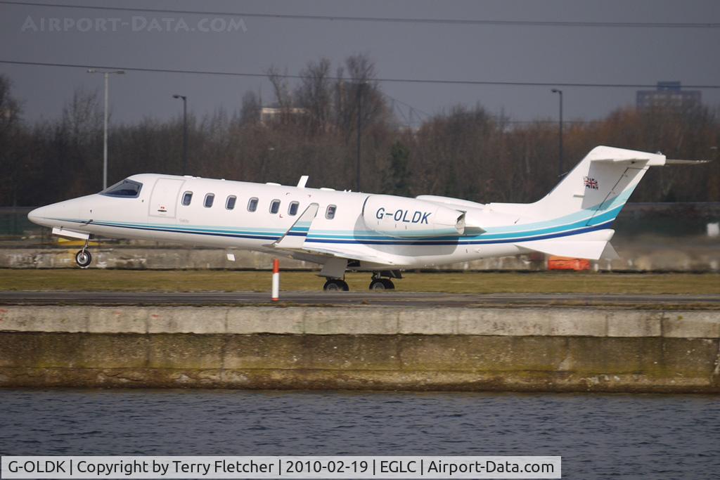 G-OLDK, 2006 Learjet 45 C/N 45-311, Learjet 45 lifts off from London City Airport