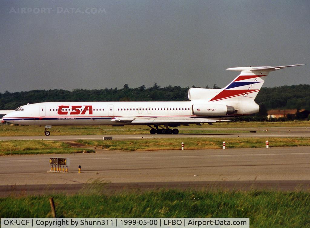 OK-UCF, 1989 Tupolev Tu-154M C/N 89A807, Ready for take off rwy 15L