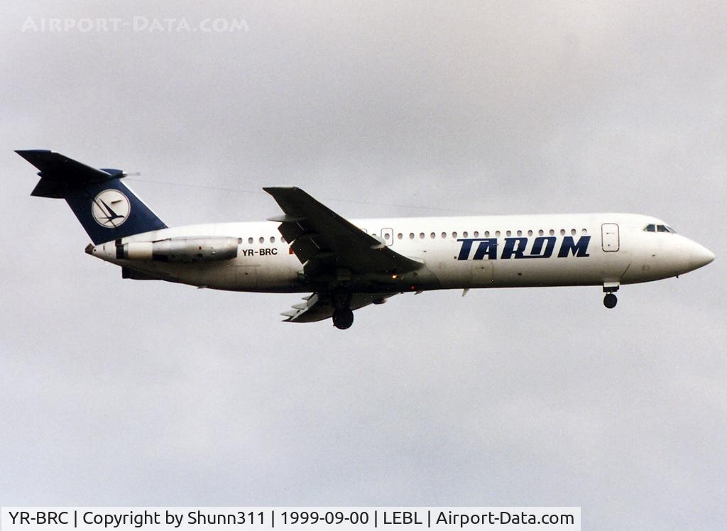 YR-BRC, 1982 Bucuresti Rombac 1-11-561RC One-Eleven C/N 403, Landing rwy 07