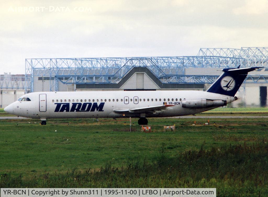 YR-BCN, 1980 BAC 111-525FT One-Eleven C/N BAC.266, Taxiing to the airport... my first BAC 1-11