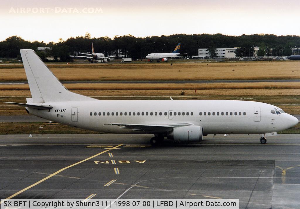 SX-BFT, 1989 Boeing 737-3Q8 C/N 24470, Ready to taxy for departure...