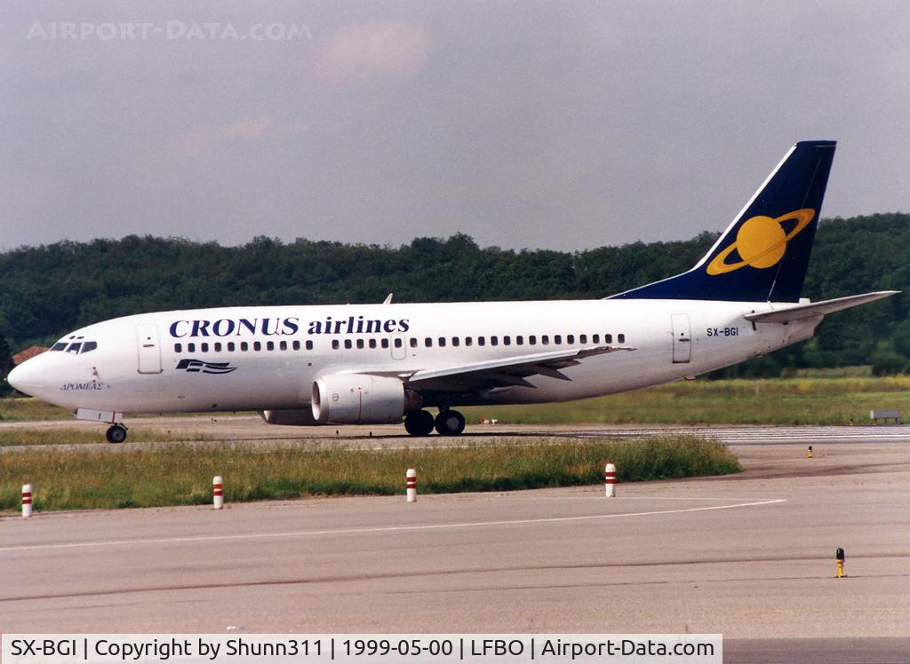 SX-BGI, 1992 Boeing 737-3L9 C/N 27061, Ready for departure rwy 15L