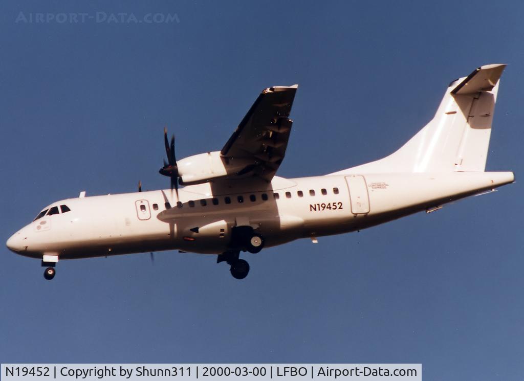 N19452, 1996 ATR 42-500 C/N 511, Come back to lessor...