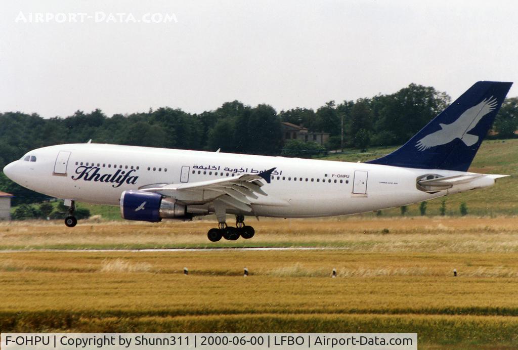 F-OHPU, 1987 Airbus A310-324 C/N 439, Landing rwy 15R