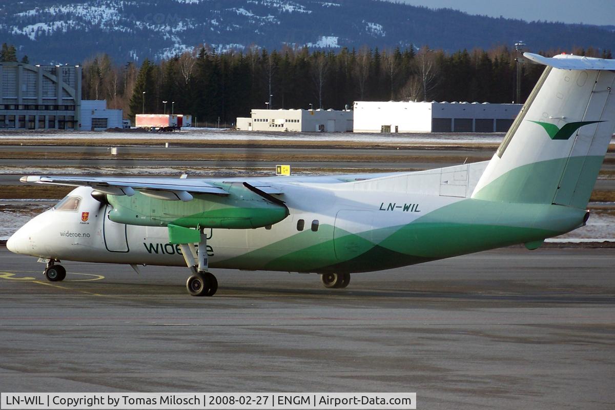 LN-WIL, 1995 De Havilland Canada DHC-8-103B Dash 8 C/N 398, 