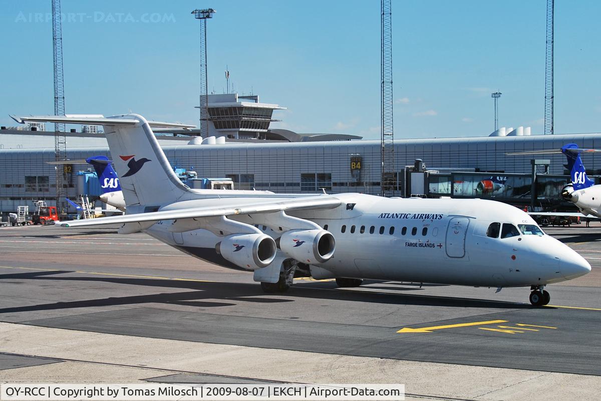 OY-RCC, 1999 British Aerospace Avro 146-RJ100 C/N E3357, 