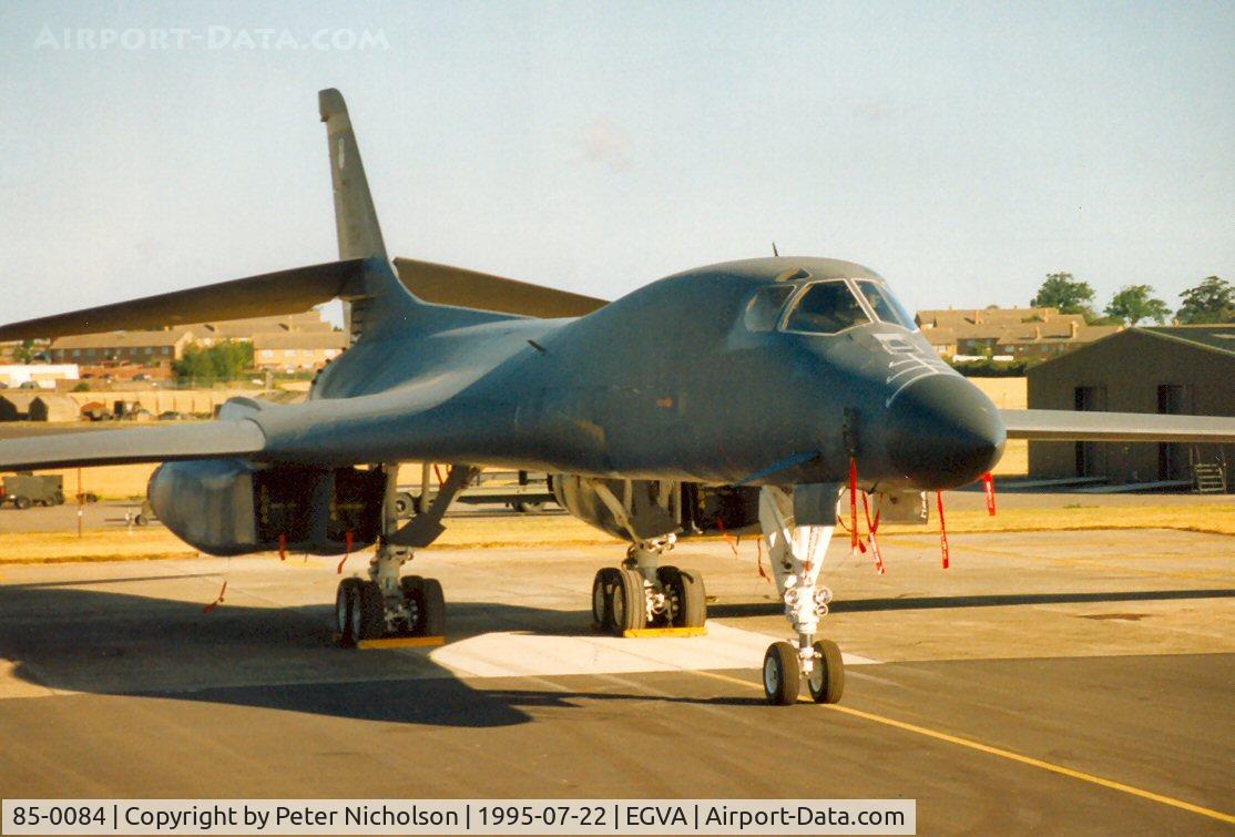 85-0084, 1985 Rockwell B-1B Lancer C/N 44, B-1B Lancer 
