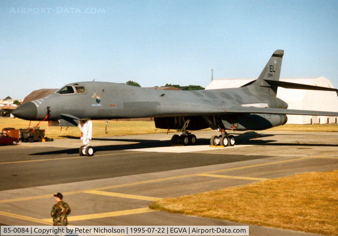 85-0084, 1985 Rockwell B-1B Lancer C/N 44, Lancer 