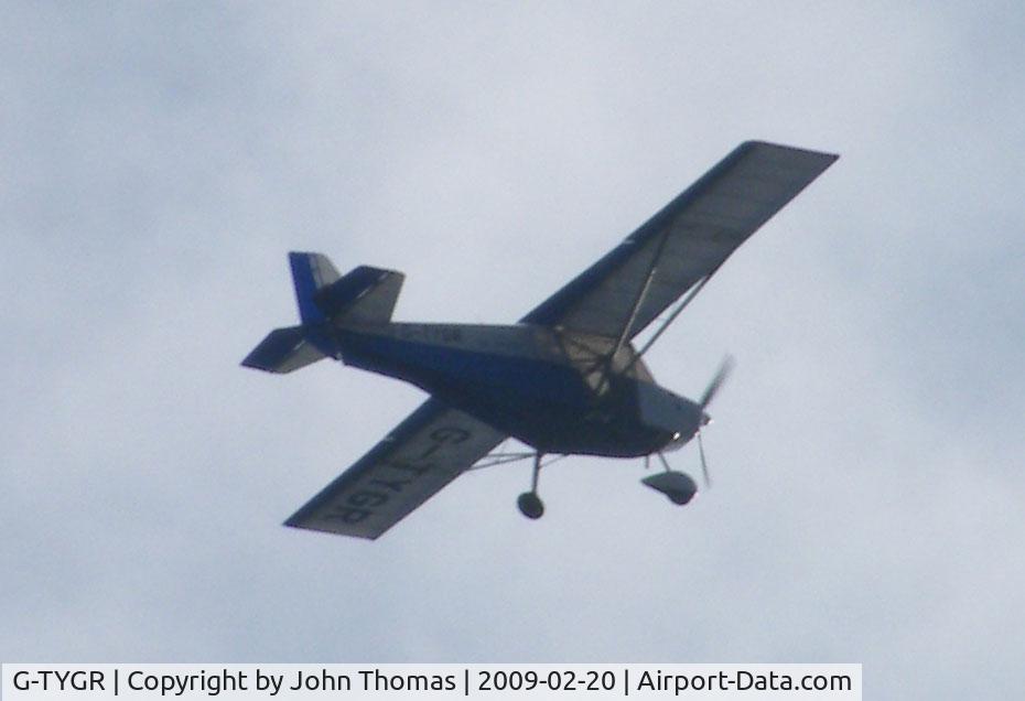 G-TYGR, 2007 Best Off Skyranger 912S(1) C/N BMAA/HB/420, Taken over sea near bridlington, East Yorks..