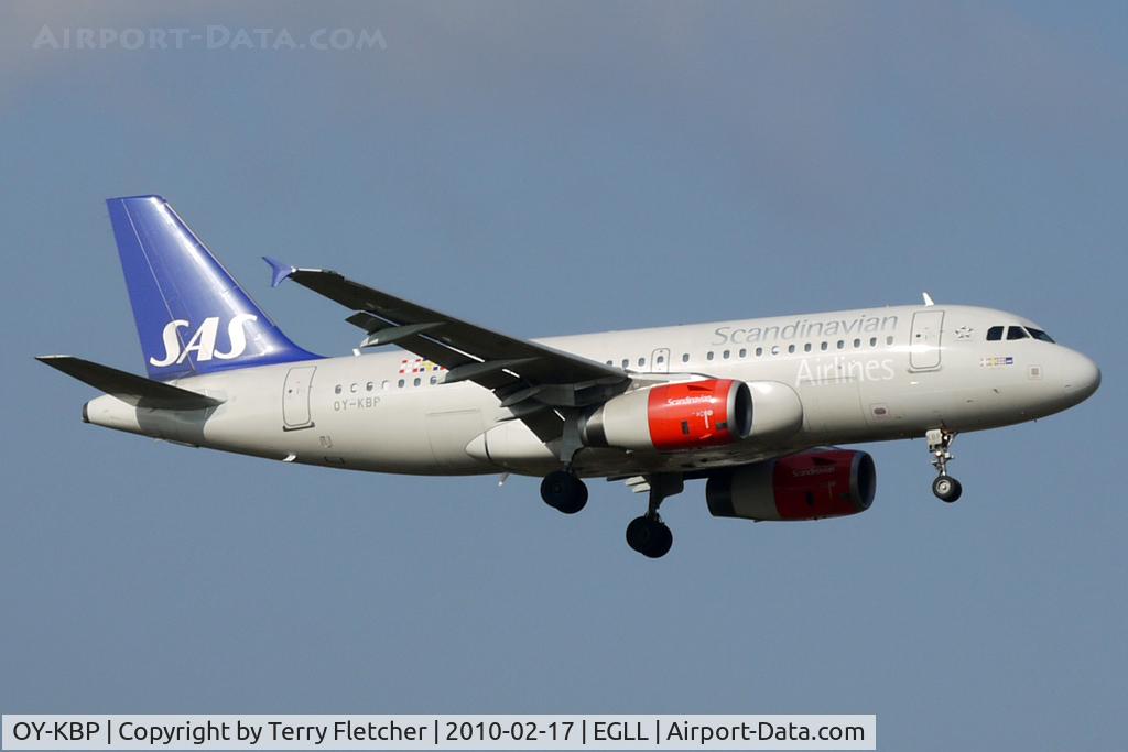 OY-KBP, 2006 Airbus A319-132 C/N 2888, SAS Airbus 319  at Heathrow