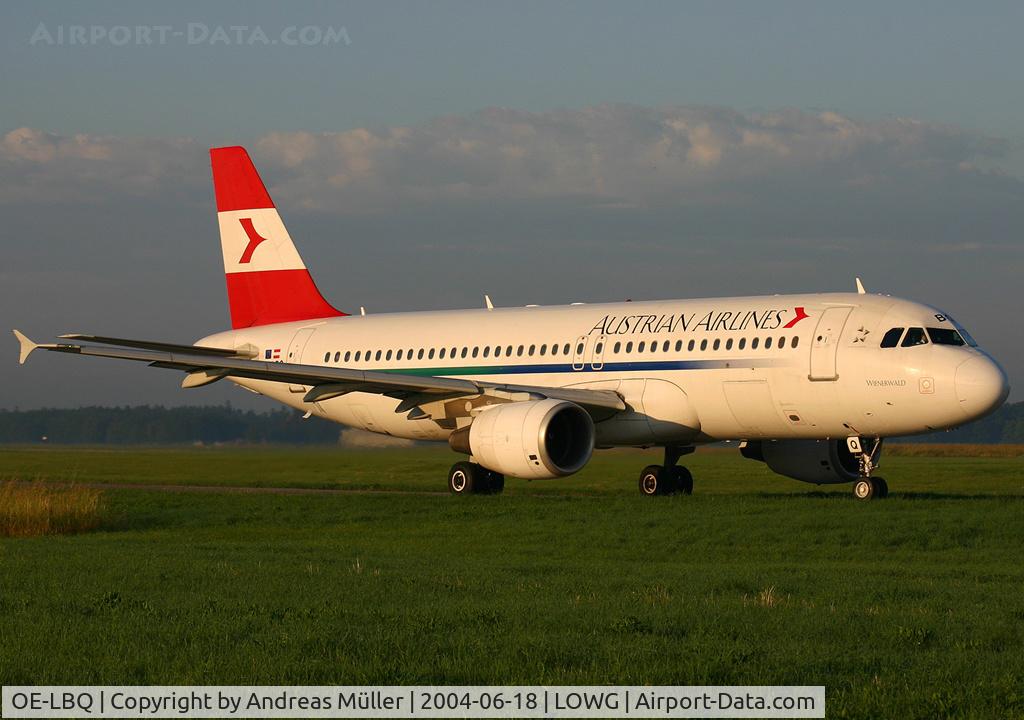 OE-LBQ, 1999 Airbus A320-214 C/N 1137, Classic livery.