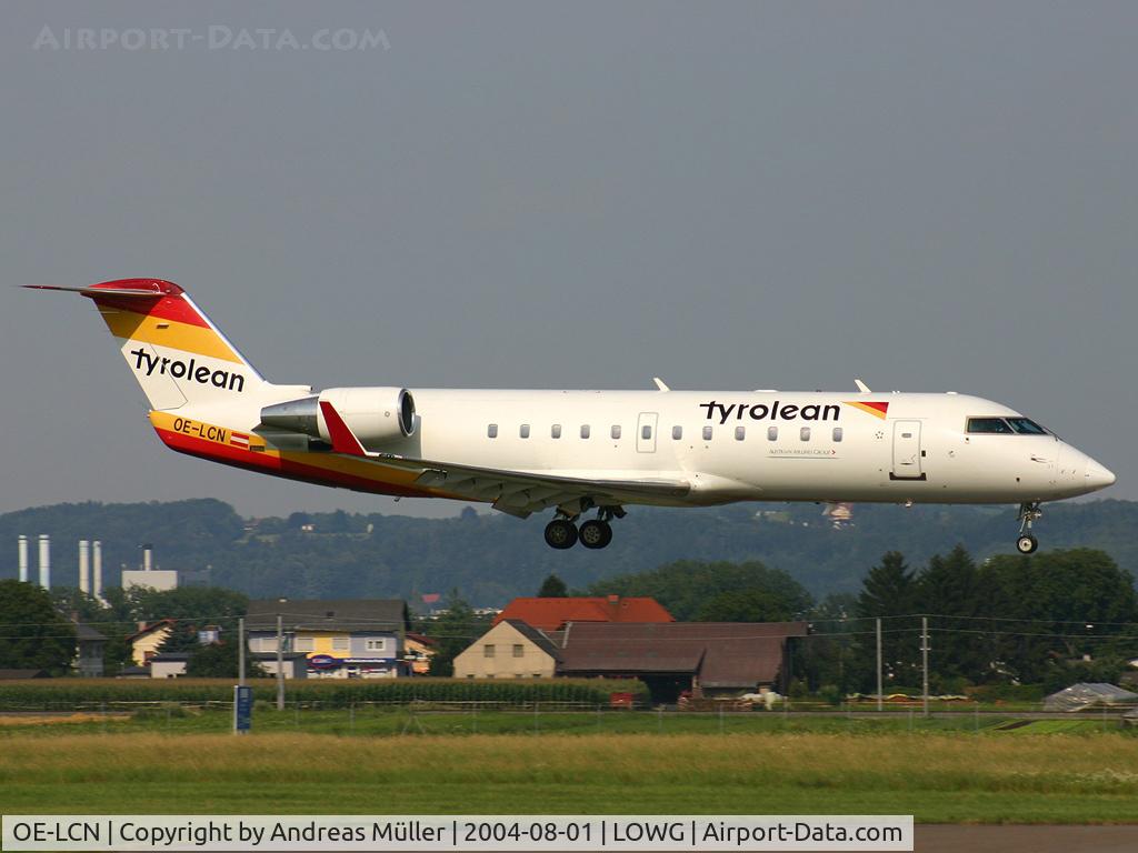 OE-LCN, 2000 Canadair CRJ-200LR (CL-600-2B19) C/N 7365, Classic livery.