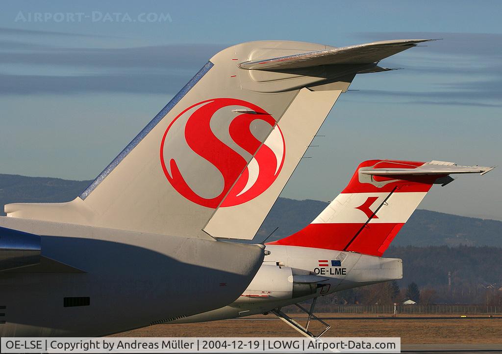 OE-LSE, 2004 Bombardier CRJ-200ER (CL-600-2B19) C/N 7990, Classic livery.