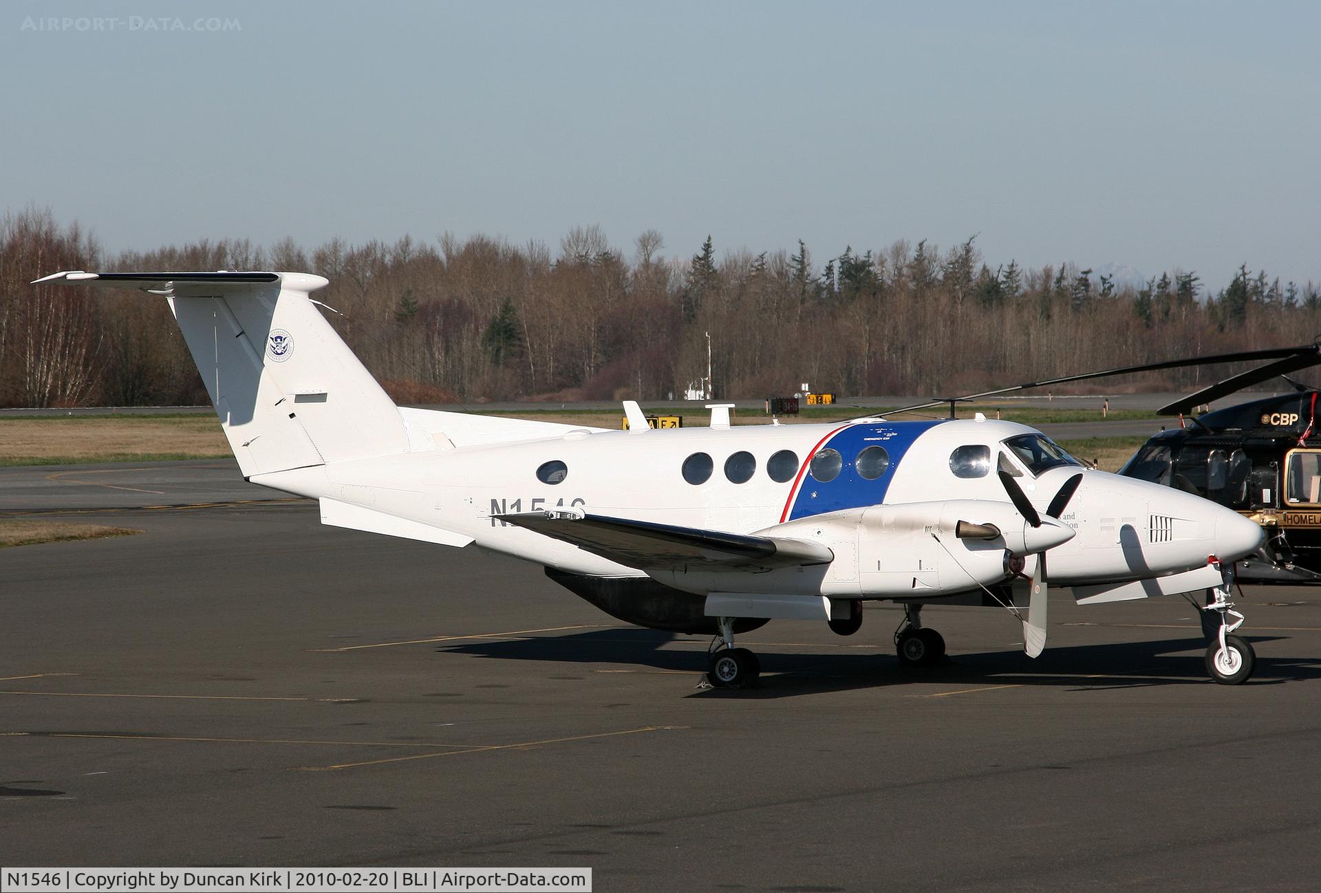 N1546, Beech C-12C Huron C/N BC-58, One of the Customs & Border Patrol aircraft at BLI