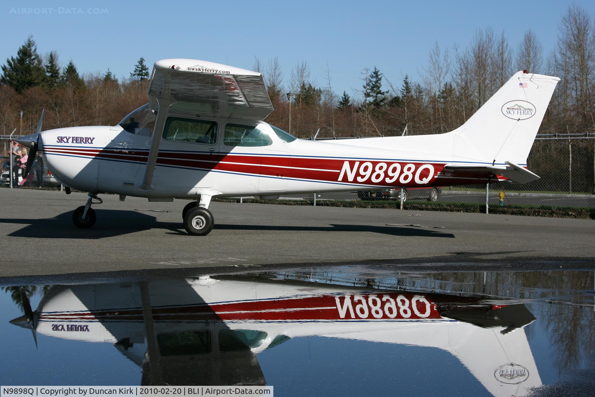 N9898Q, 1975 Cessna 172M C/N 17265842, A puddle makes for some great photography!