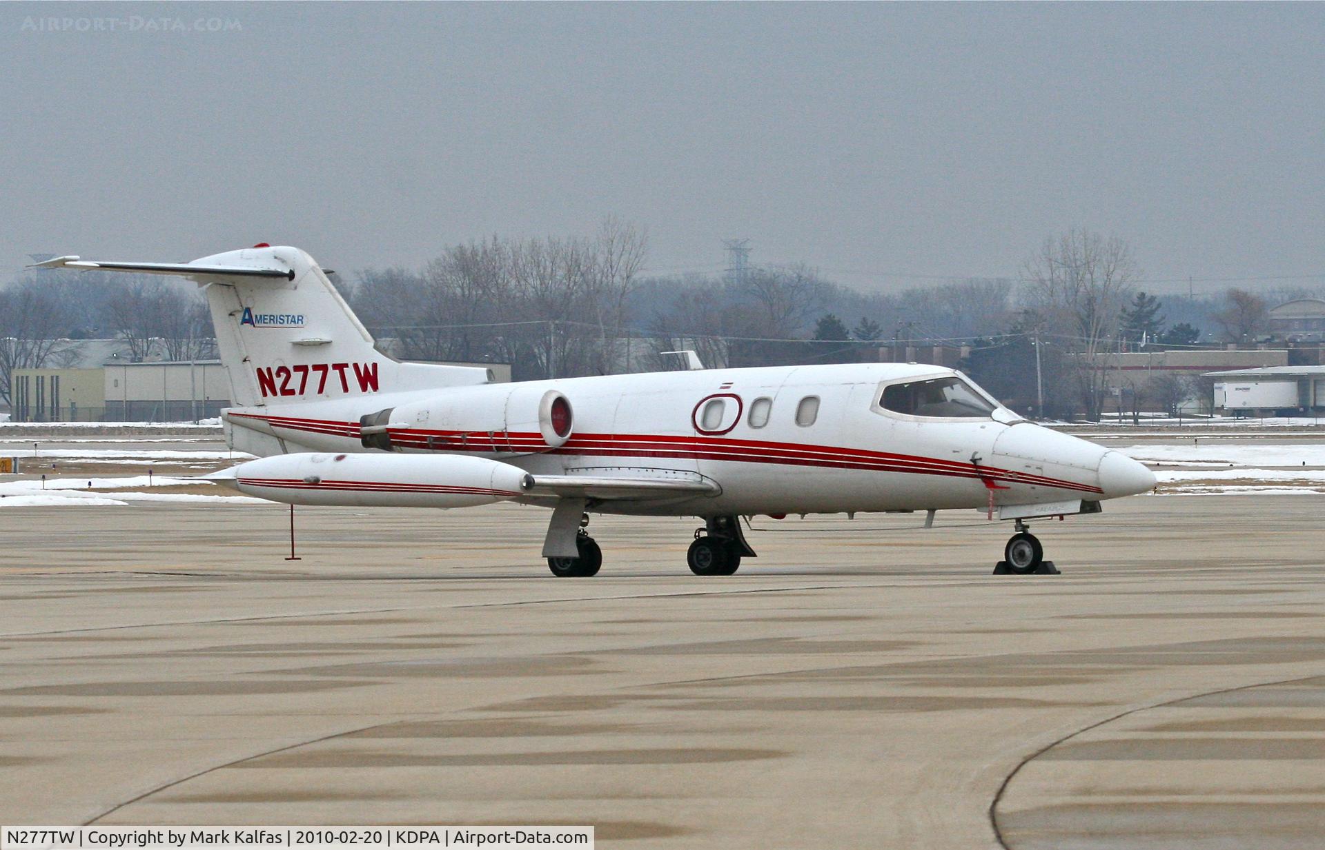 N277TW, 1973 Gates Learjet 24D C/N 277, Ameristar Learjet 24D, N277TW on the ramp KDPA.