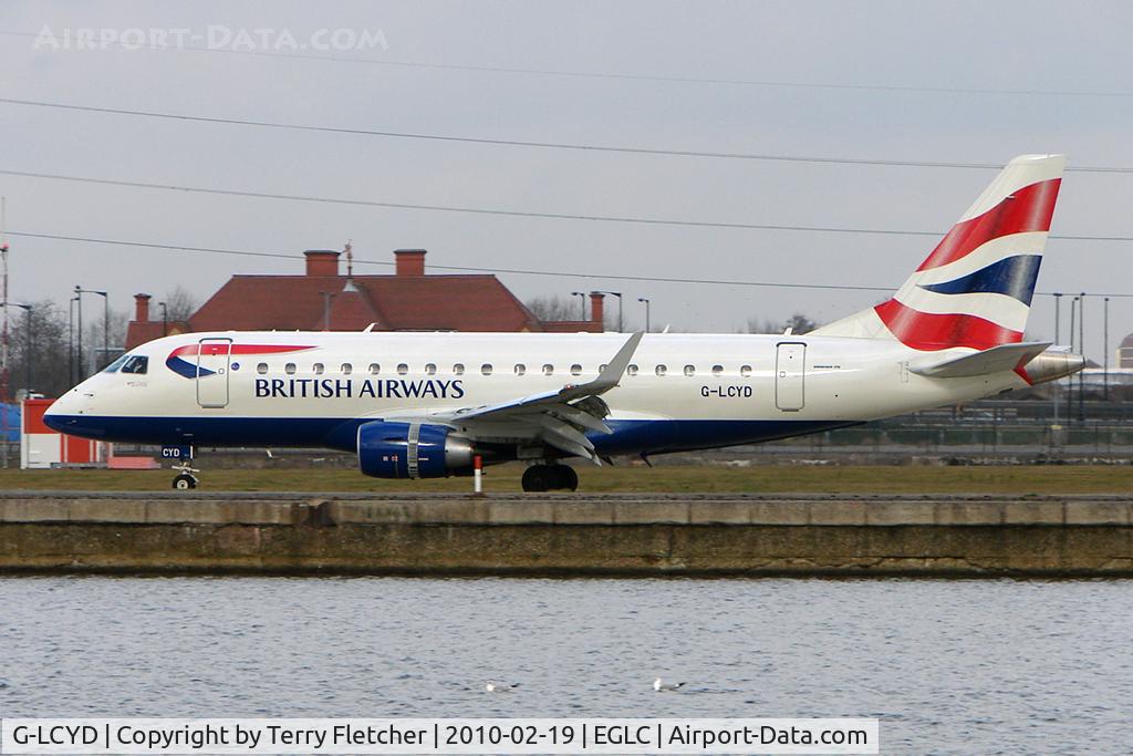 G-LCYD, 2009 Embraer 170STD (ERJ-170-100STD) C/N 17000294, BA Embraer 170 at London City