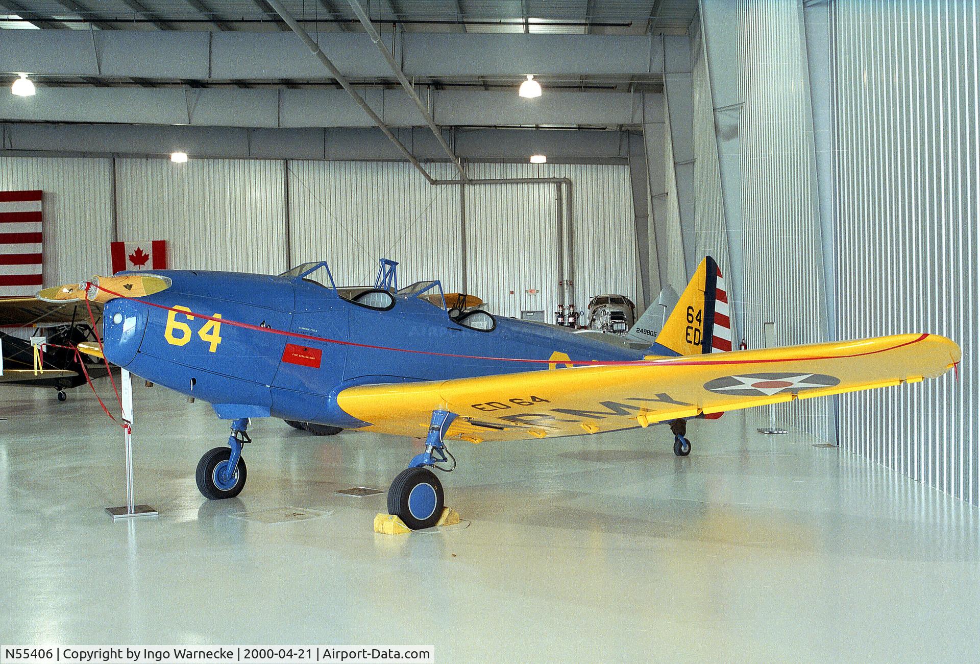 N55406, 1942 Fairchild M-62A-4 C/N T42-1394, Fairchild M-62A-4 (PT-19 Cornell) at the Golden Wings Flying Museum, Blaine MN