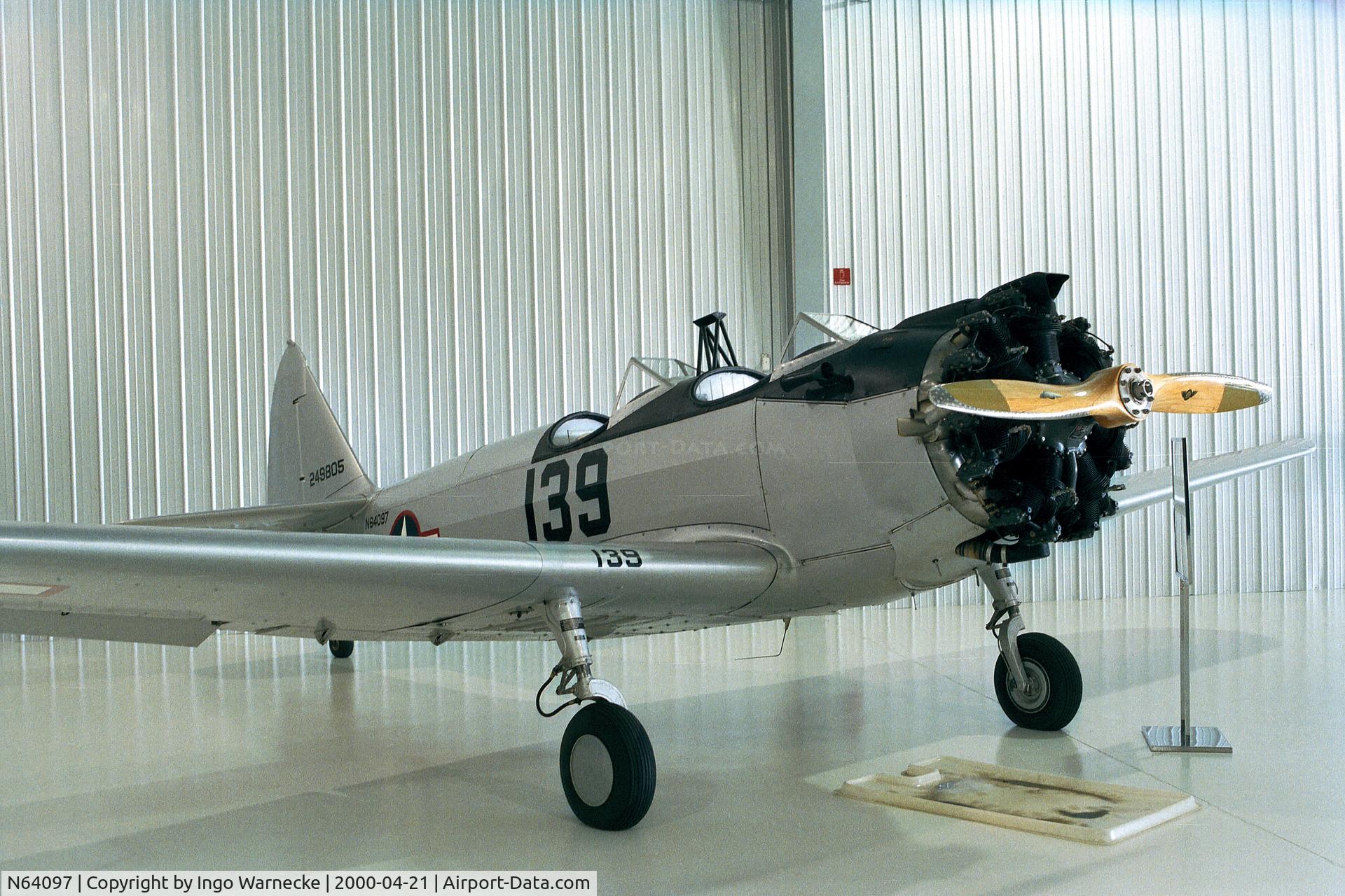 N64097, 1943 Fairchild (Howard) PT-23A Cornell (M-62C) C/N 129, Fairchild (Howard) M-63C (PT-23A) at the Golden Wings Flying Museum, Blaine MN