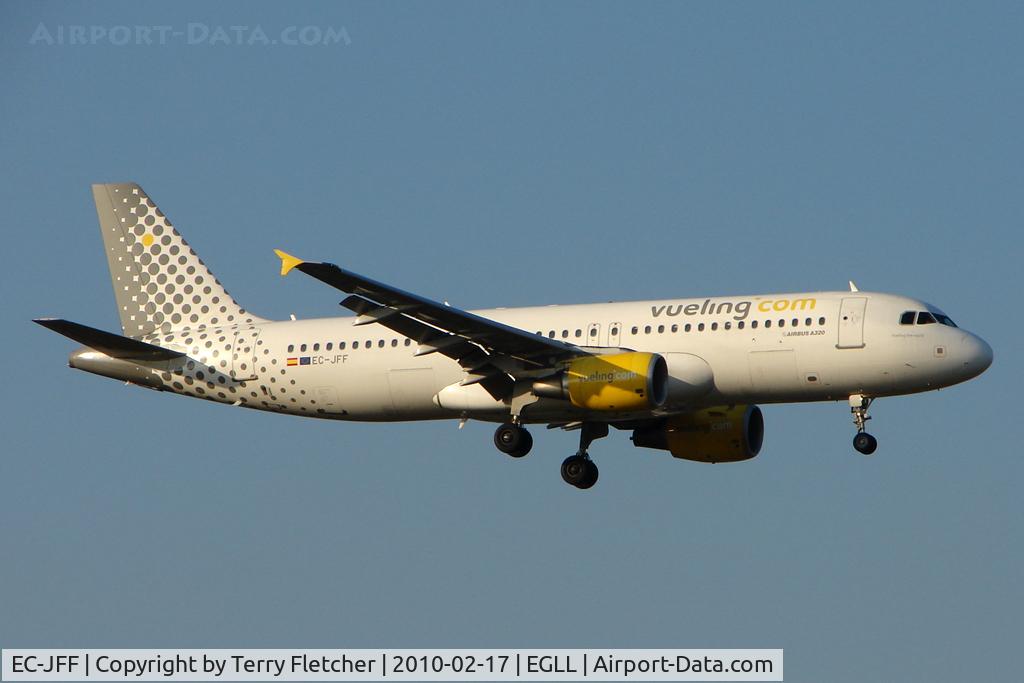 EC-JFF, 2005 Airbus A320-214 C/N 2388, Vueling Airbus 320 at Heathrow