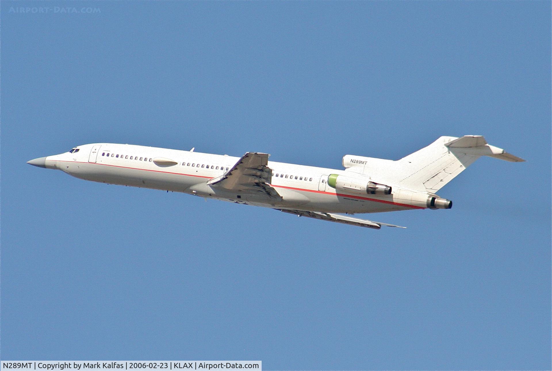 N289MT, 1981 Boeing 727-223 C/N 22467, Raytheon Voodoo 1 Boeing 727-223/Adv. 