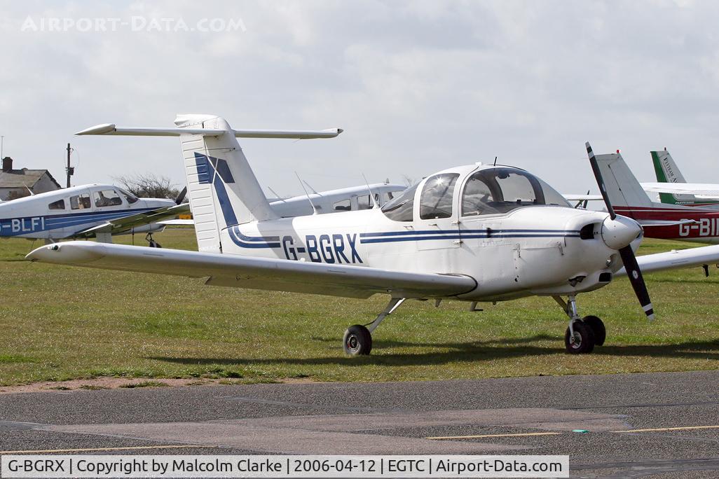 G-BGRX, 1979 Piper PA-38-112 Tomahawk Tomahawk C/N 38-79A0609, Piper PA-38-112 Tomahawk at Cranfield Airport in 2006.