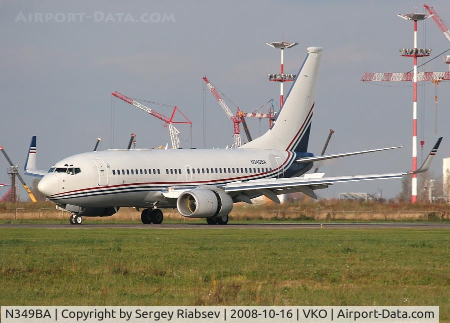 N349BA, 2000 Boeing 737-73Q C/N 30789, Taken at VKO