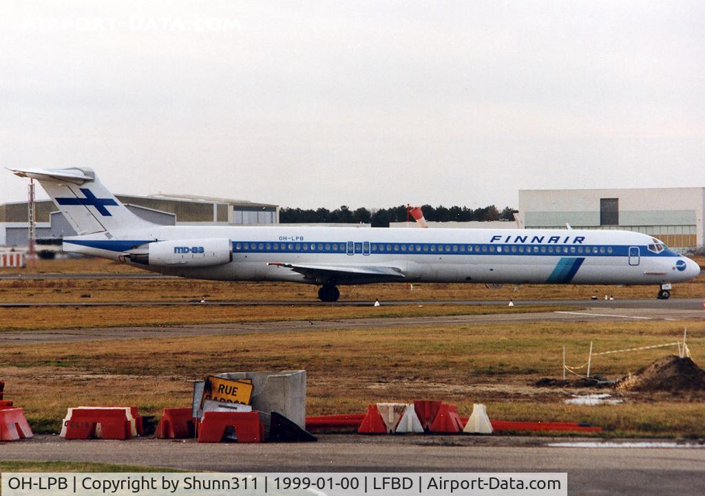 OH-LPB, 1993 McDonnell Douglas MD-83 (DC-9-83) C/N 49966, Taxiing for departure...