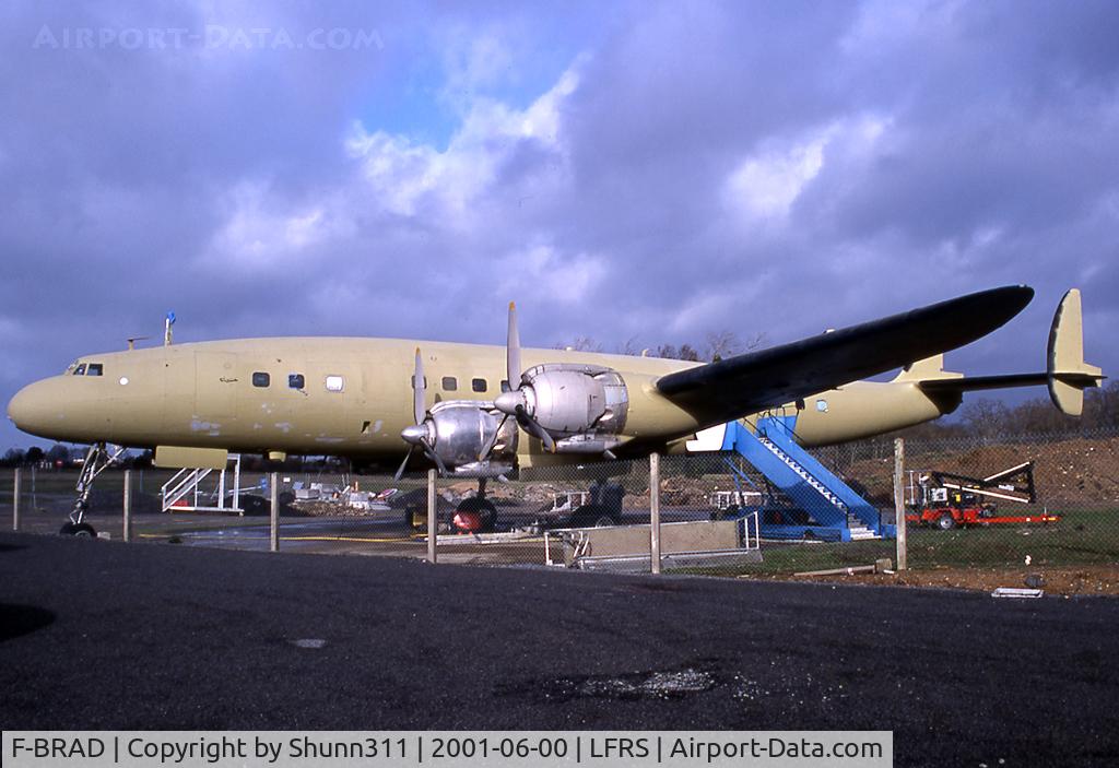 F-BRAD, 1953 Lockheed L-1049G Super Constellation C/N 4519, Always under restoration but with primer c/s...